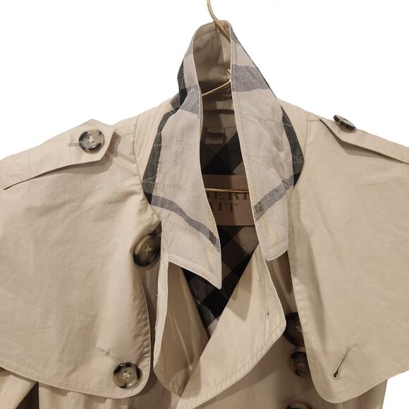 Burberry Cherrymore Heritage cotton tan trench coat size 4 - Picture 9 of 16